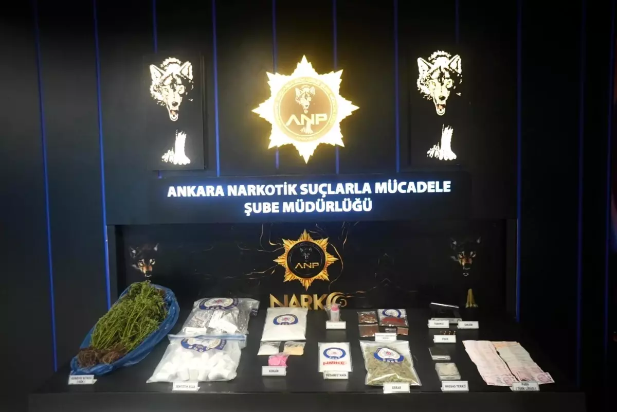 Ankara\'da Uyuşturucu Operasyonları: 60 Gözaltı, 28 Tutuklama