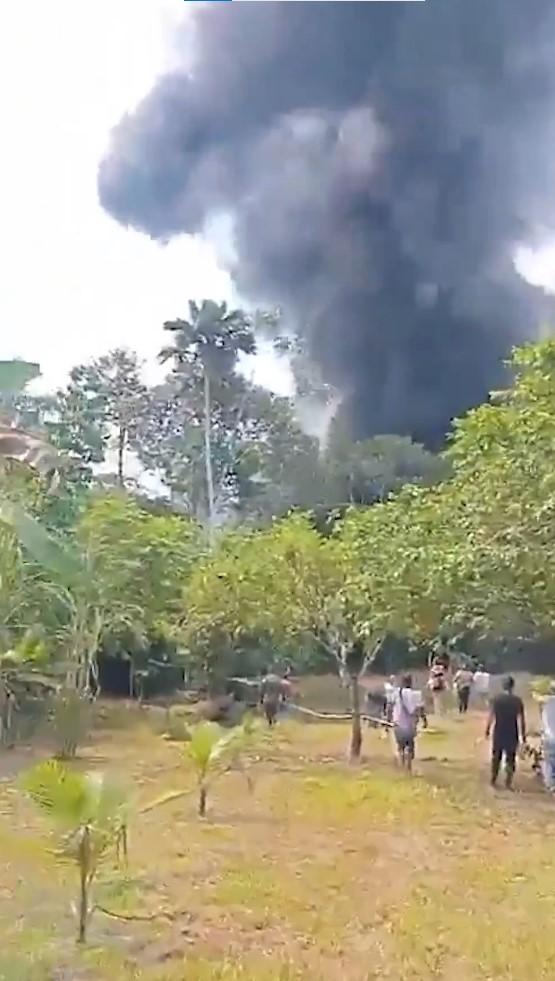 Kolombiya'da askeri uçak düştü: 90 kişi hayatını kaybetti