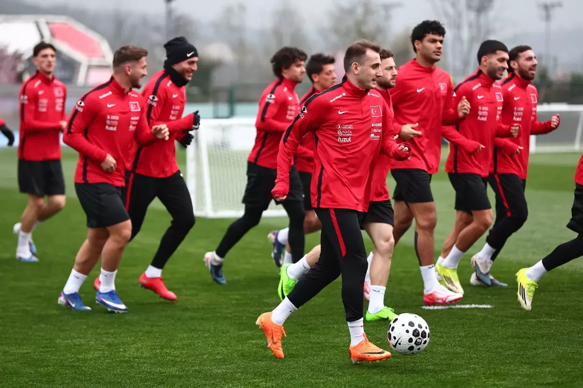 A Milli Takım Romanya Maçına Hazırlanıyor