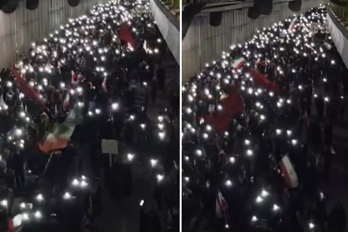 Binlerce İranlı ABD ve İsrail\'e karşı yürüdü