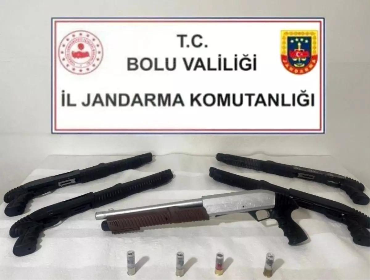 Bolu\'da Ruhsatsız Av Tüfeklerine Operasyon
