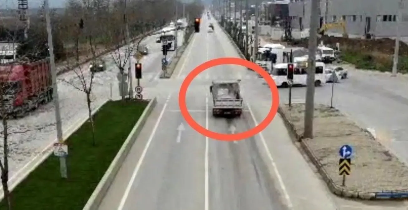 Bursa\'da Dron ile Trafik Denetimi