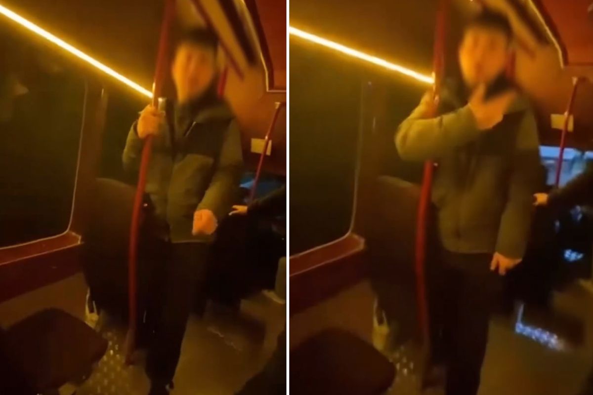 Genç kızı taciz eden şüpheliyi minibüsçüler yakaladı! Dikkat çeken U dönüşü