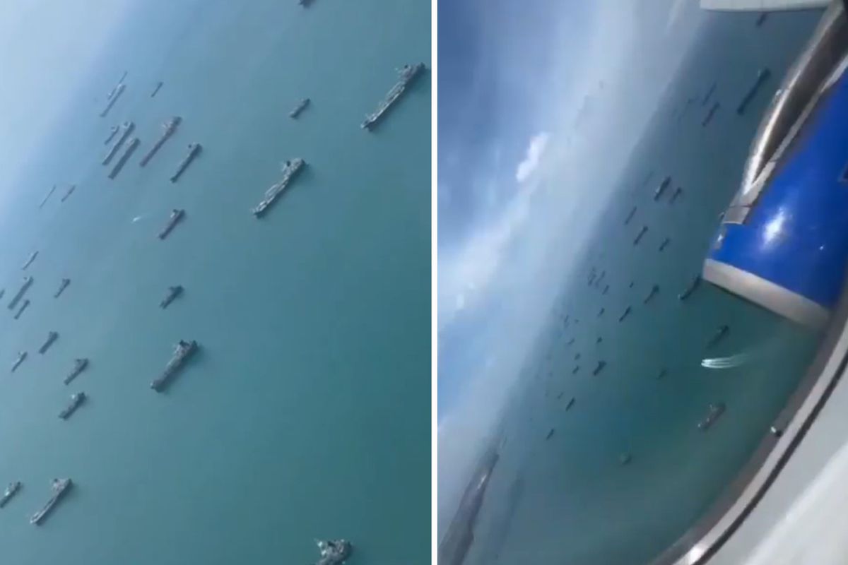Hürmüz Boğazı\'nda gemiler sıra sıra bekliyor