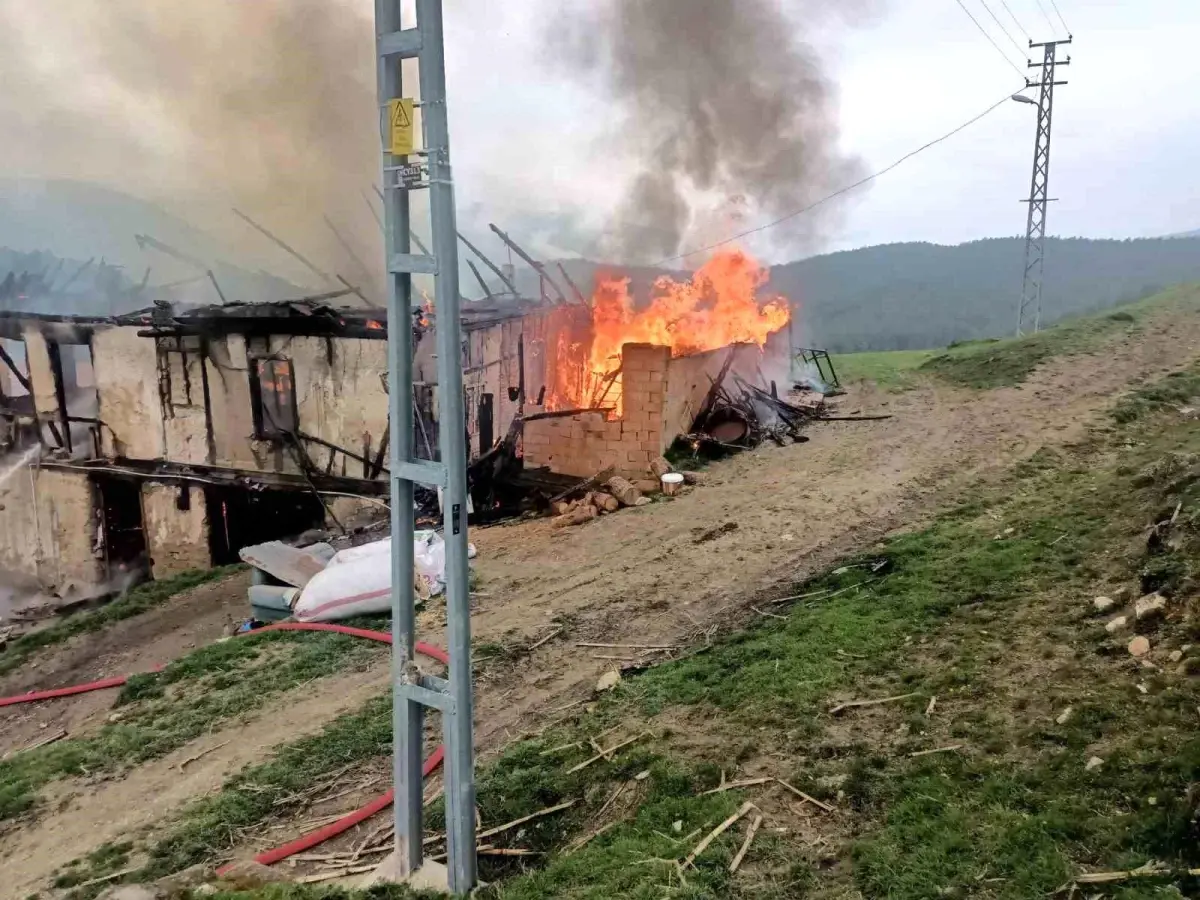 Karabük\'te Yangın: Ahşap Ev Kullanılamaz Hale Geldi