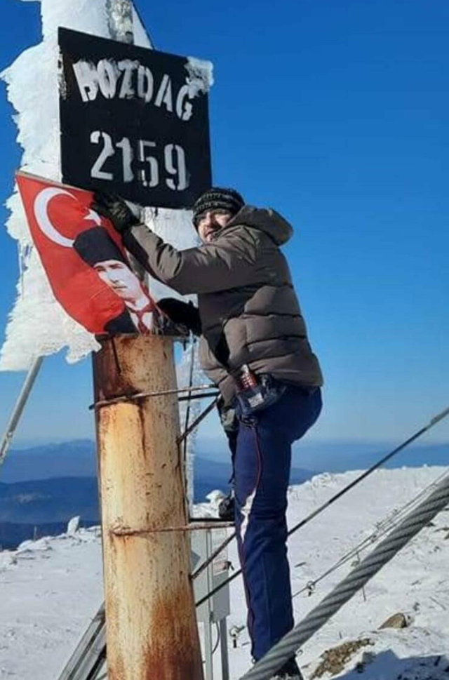 Kaybolan amatör dağcı, kazdığı çukurda hayatta kaldı