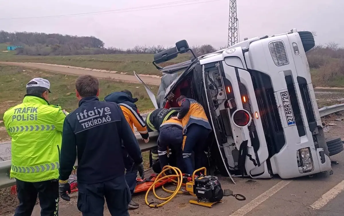 Malkara\'da Tanker Kazası: Sürücü Hayatını Kaybetti