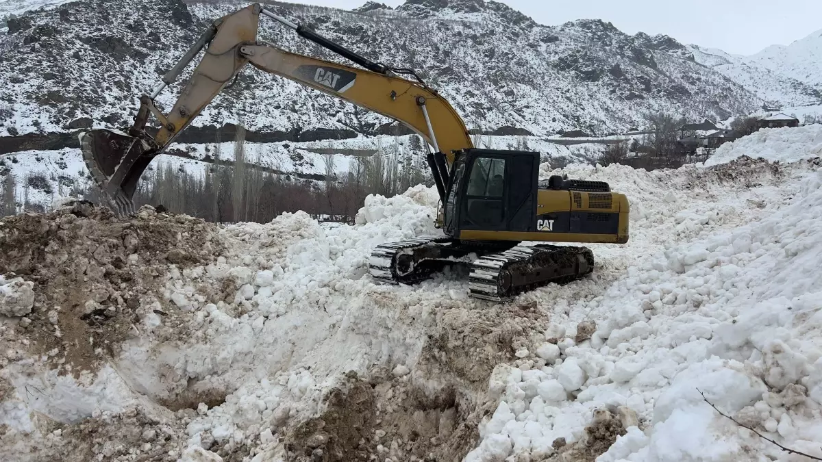 Yüksekova\'da Çığ Korkusu