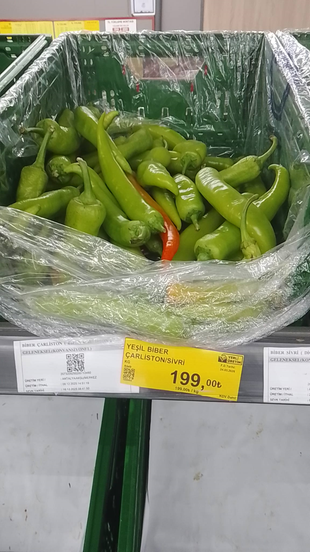 BİM'de satışa sunulan biberin fiyatını görenler gözlerine inanamadı