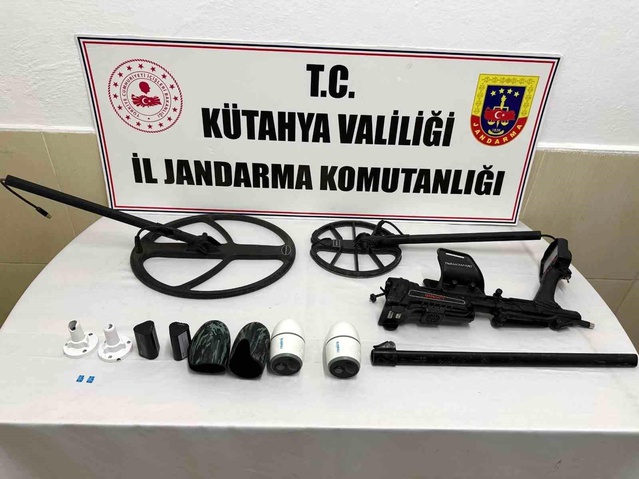 Kütahya’da Kaçak Kazıya Operasyon