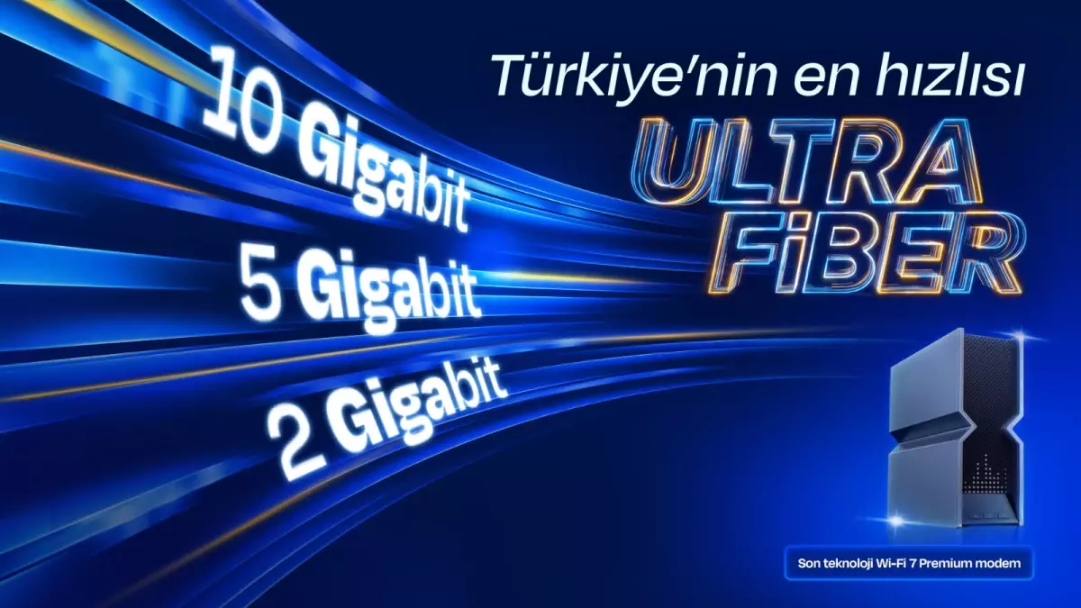 Turkcell Superonline’dan Türkiye’de bir ilk! 10 Gigabit’e varan hızlarla evlere UltraFiber