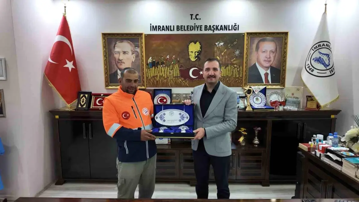 Belediye personeli haraketliyle yürekleri ısıttı