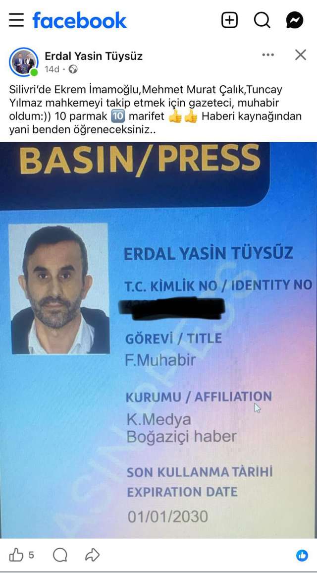 İBB davasına sahte basın kartıyla giren şüpheli tutuklandı! Kimliği şoke etti