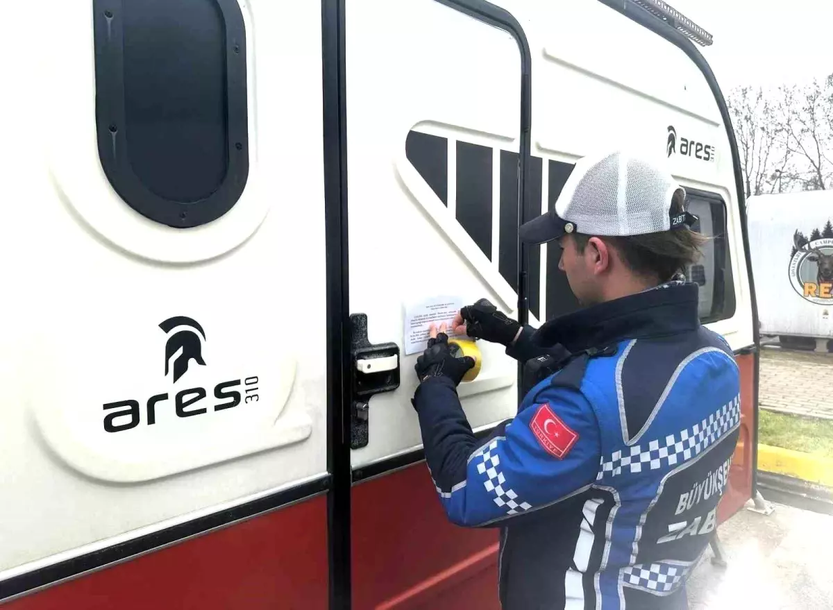 Sahil Otoparkı\'nda yeni dönem: Karavanlara 1 Nisan uyarısı