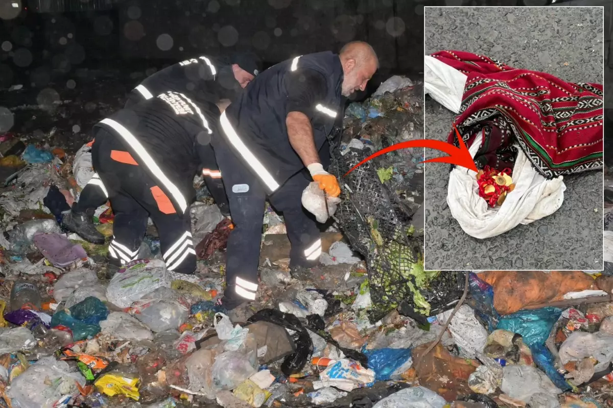 Suriyeli vatandaşın milyonluk altını çöpten çıktı