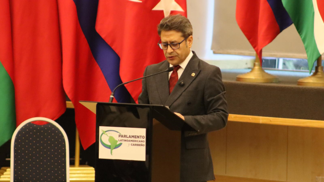 Ali Şahin Parlatino'ya hitap etti: Dünya güçlünün adeta bir kraliyet ormanı