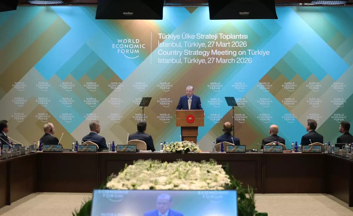 Cumhurbaşkanı Erdoğan, Dünya Ekonomik Forumu (WEF) Türkiye Ülke Stratejisi Toplantısı\'na katıldı