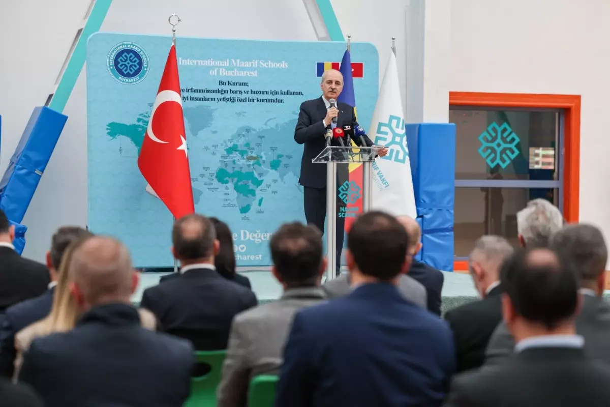 Kurtulmuş Bükreş\'te Türk Toplumu ile Buluştu