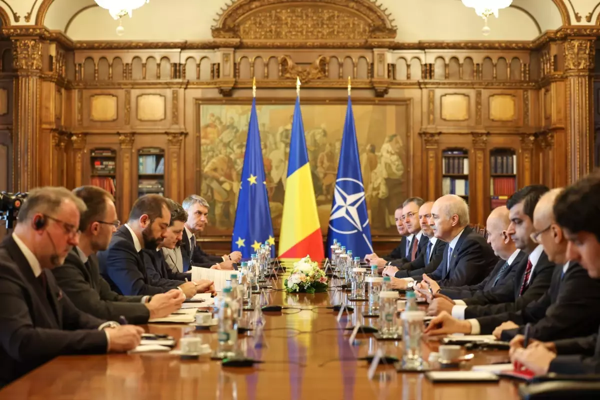 TBMM Başkanı Kurtulmuş, Romanya\'da Ziyarette Bulundu