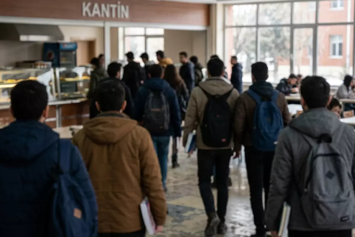 Üniversite kantininde rezalet! Borcunu ödemeyen öğrencilerin listesini astı