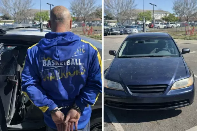 Araç hırsızlığı davasına çalıntı araçla geldi, kapıda yakalandı