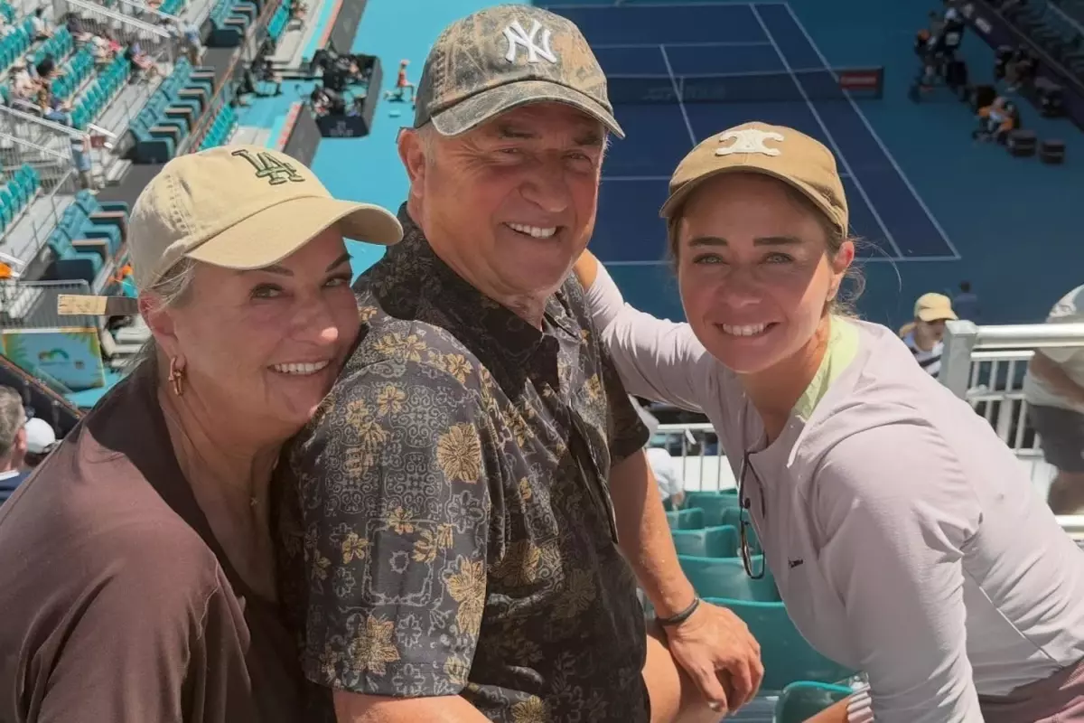 Her gören aynı yorumu yaptı! Fatih Terim ailesiyle birlikte Miami Açık tenis turnuvasında