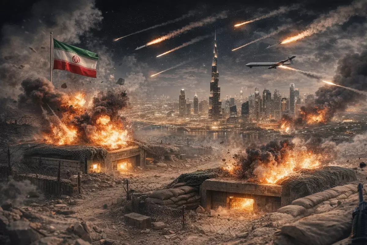 İran Dubai\'de ABD askerlerinin sığınaklarının vurulduğunu iddia etti