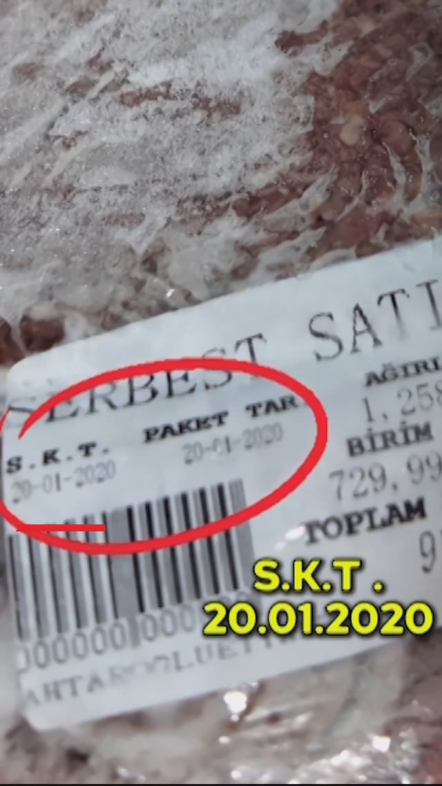 Mide bulandıran görüntüler! Son kullanma tarihi 