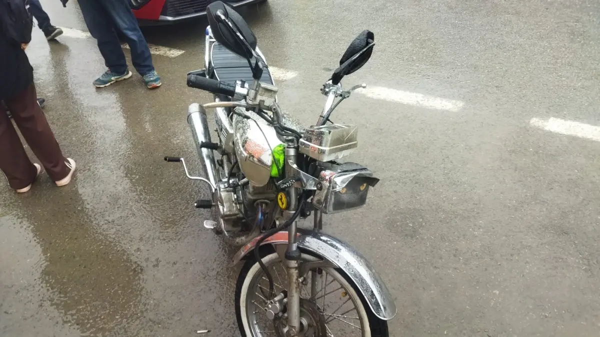 İnegöl\'de Motosiklet Kazası