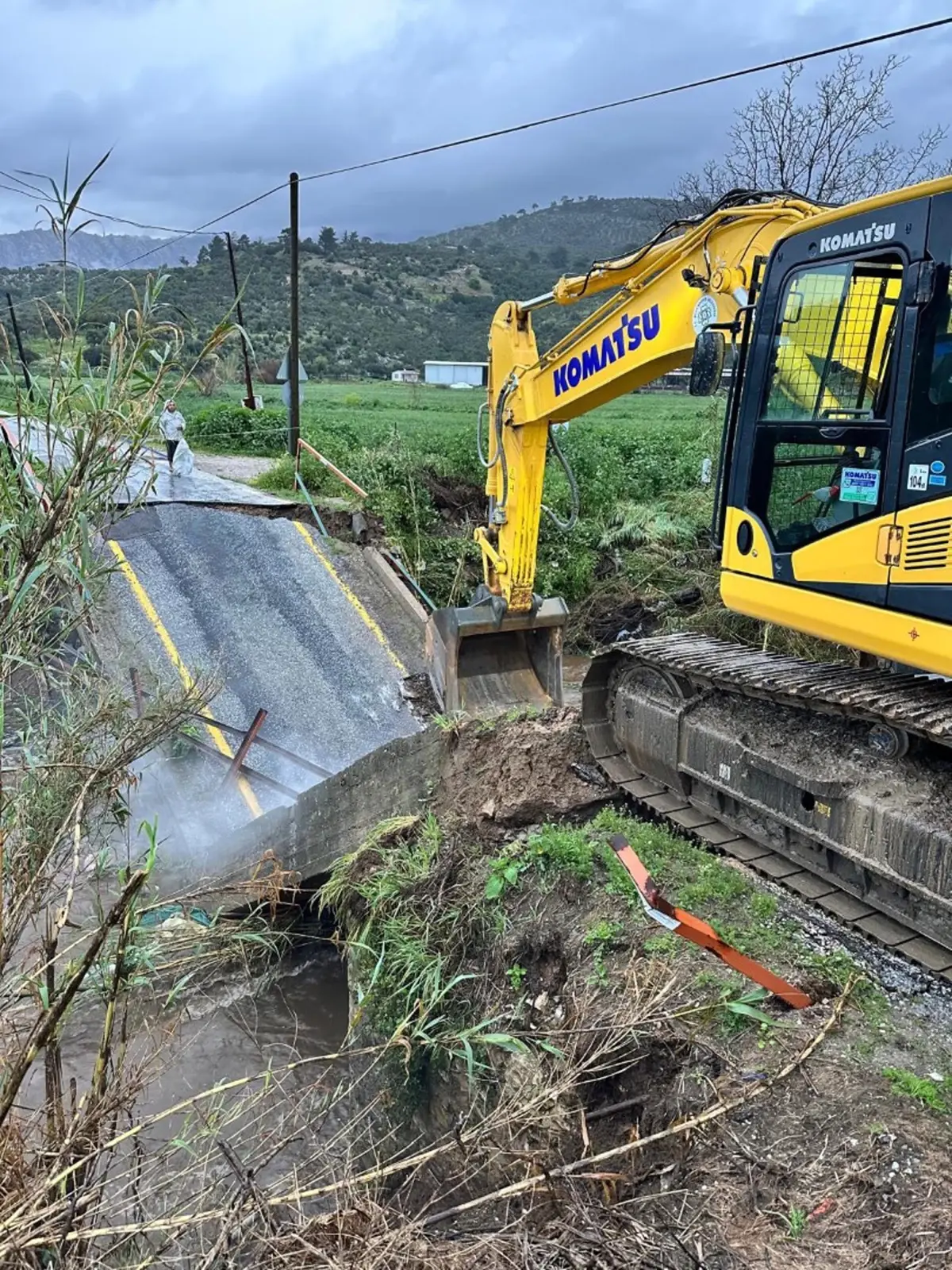 Milas\'ta Köprü Çöktü