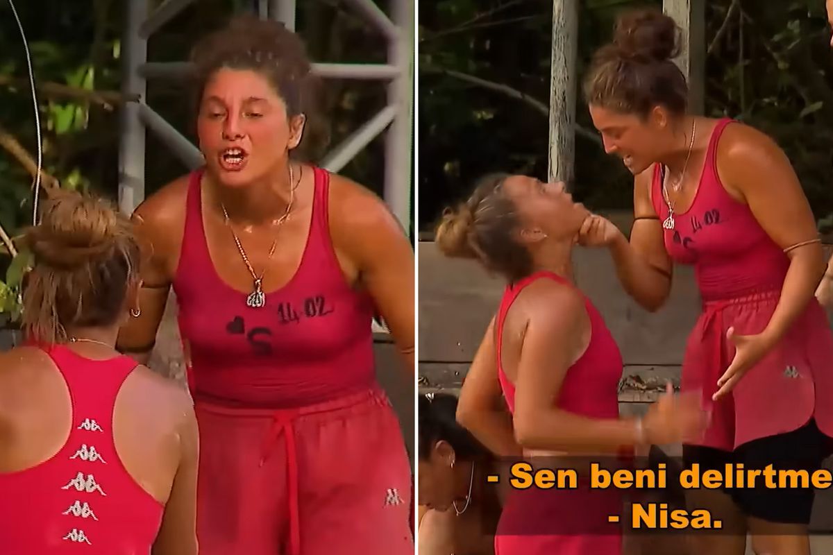 Survivor\'da Seren Ay ve Nisanur arasında büyük kavga! Acun cezayı açıkladı