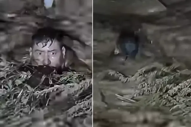 4 saat boyunca ota tutundu! Mucize kurtuluş