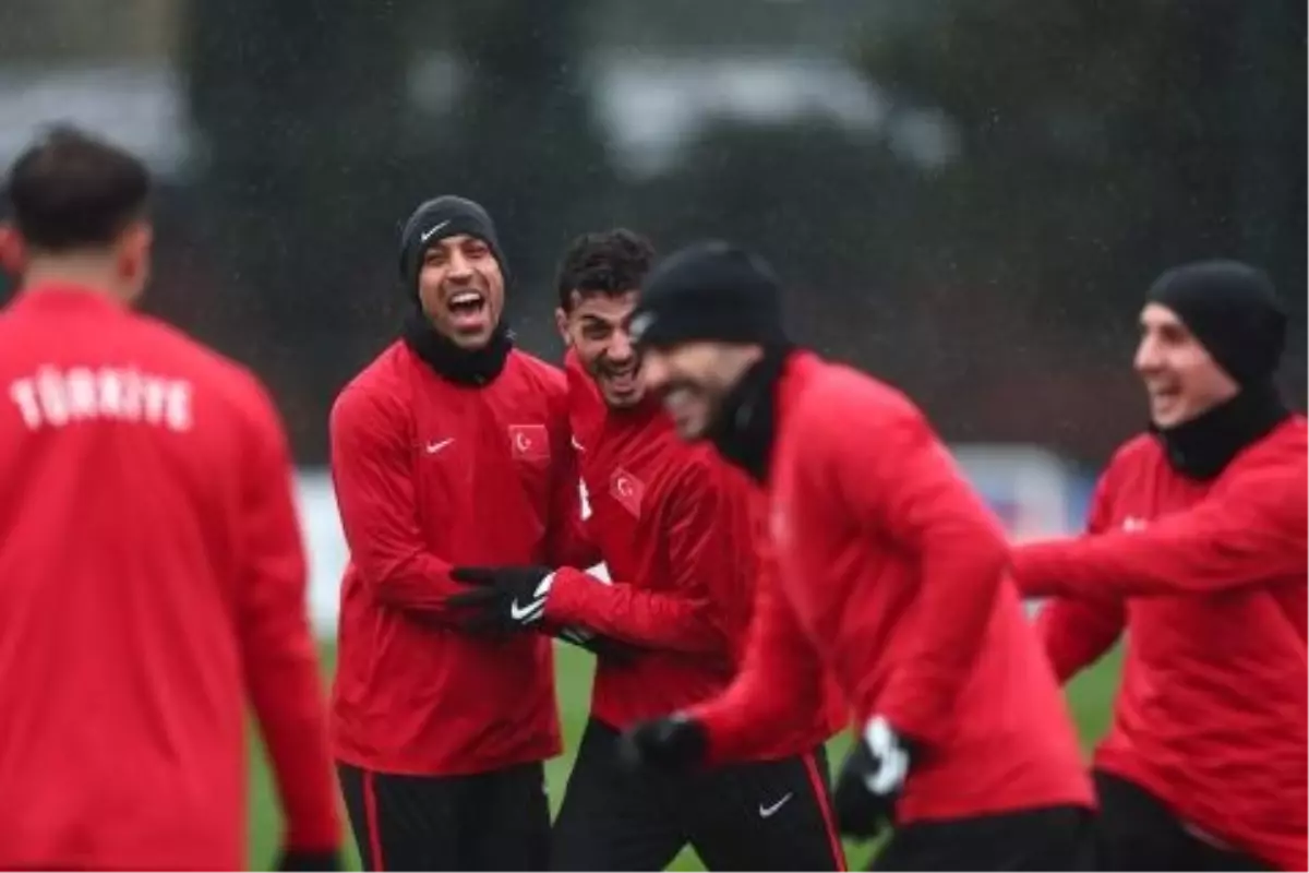 A Milli Takım, Kosova maçı öncesi antrenman yaptı