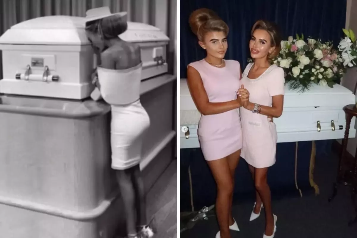 Acı mı, gösteriş mi? kızının cenazesinden paylaştığı görüntüler olay oldu!