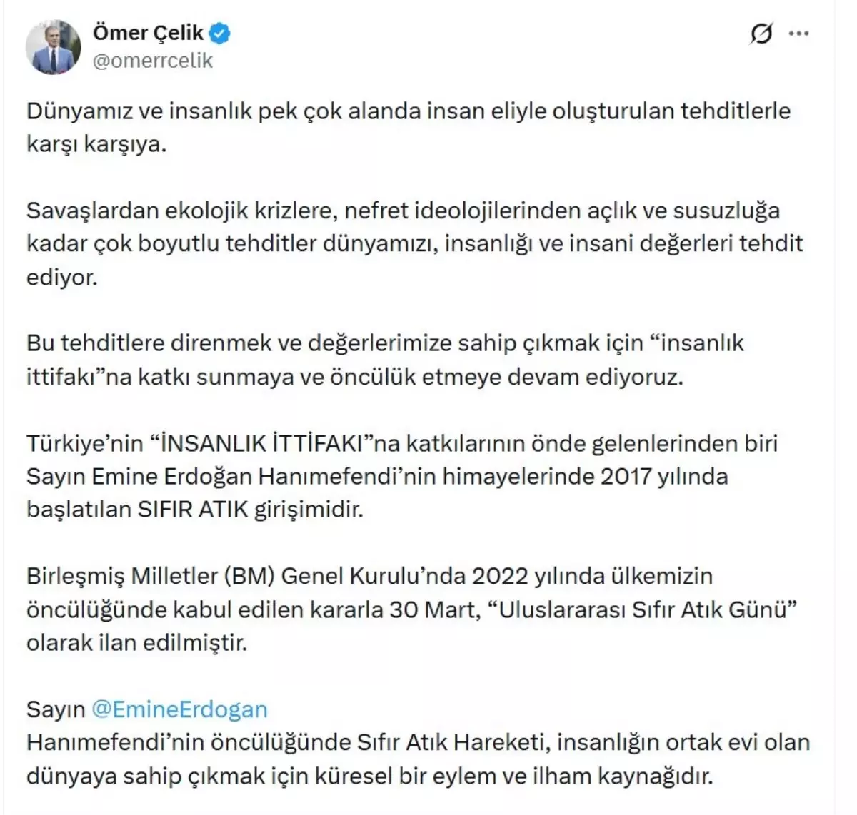 Sıfır Atık Hareketi Küresel Bir İlham Kaynağı