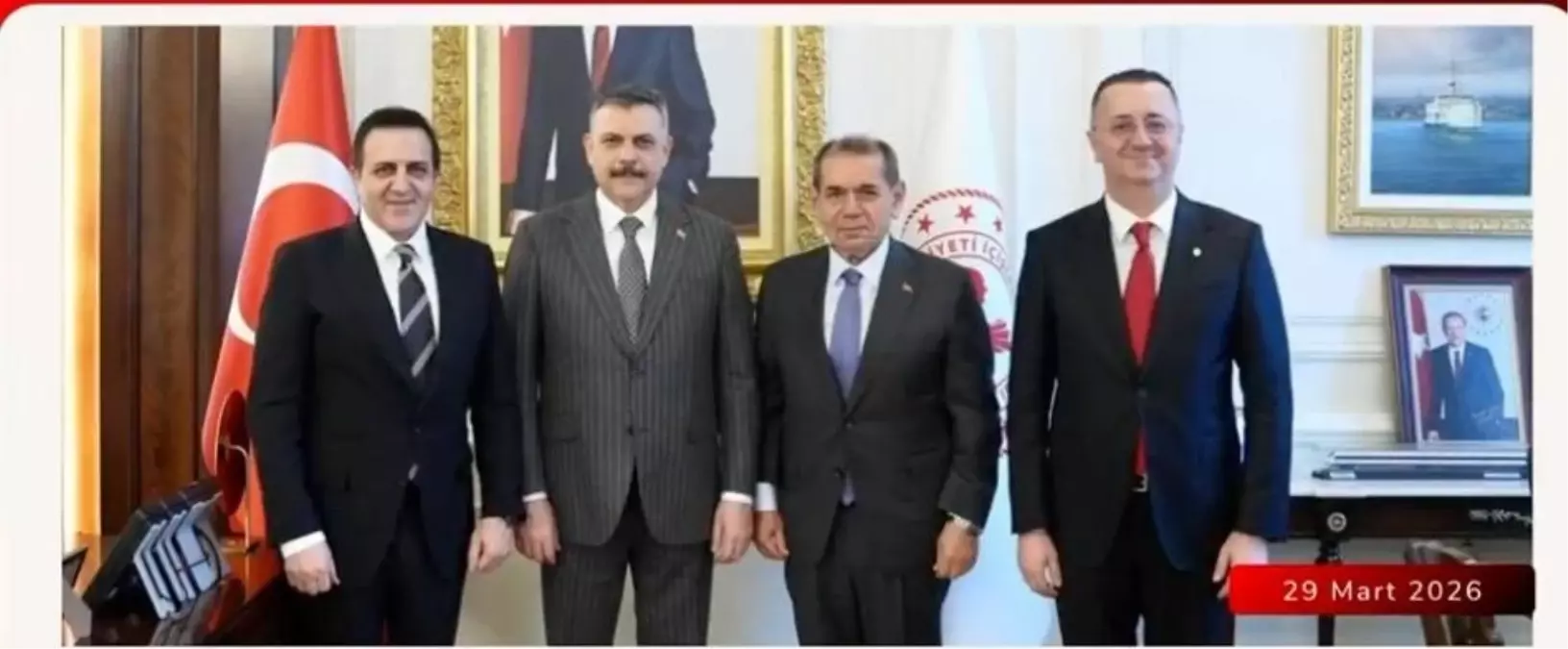 Dursun Özbek\'ten Bakan Çiftçi\'ye Ziyaret