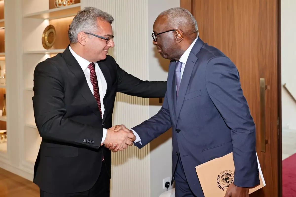 Erhürman, BM Temsilcisi Diagne\'yi Ağırladı