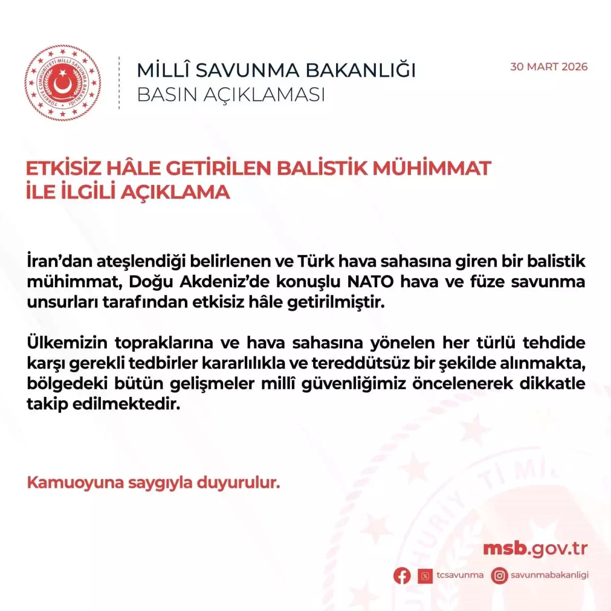 NATO, İran\'dan Gelen Tehditi Engelledi