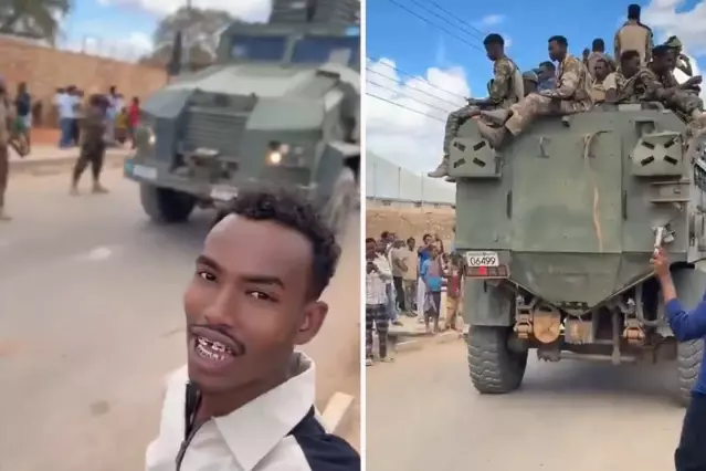 Türk yapımı zırhlı araçlarla, kenti teröristlerden kurtardılar