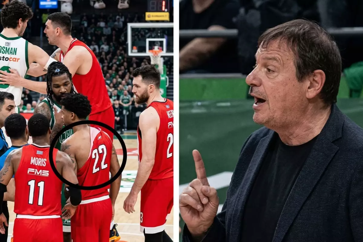 Yunan derbisinde kaos: Küfürler havada uçuştu, Ergin Ataman çıldırdı