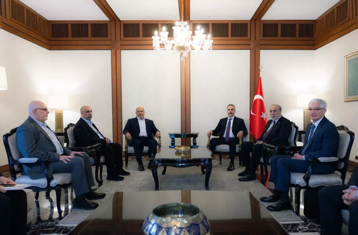 Bakan Fidan, Hamas Heyeti ile Görüştü