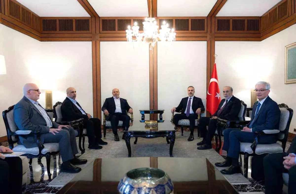 Hakan Fidan, Hamas Heyeti ile Görüştü