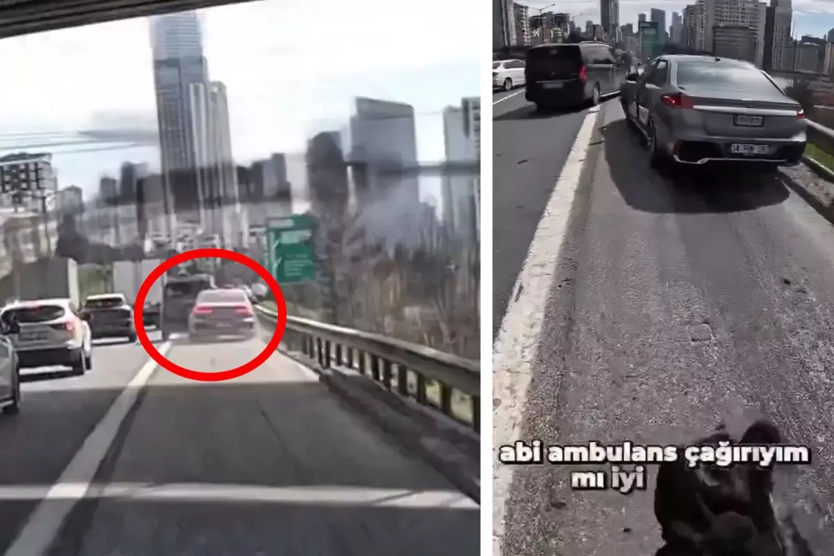 Facia ucuz atlatılmış! Sadettin Saran’ın yaptığı kazanın görüntüleri ortaya çıktı