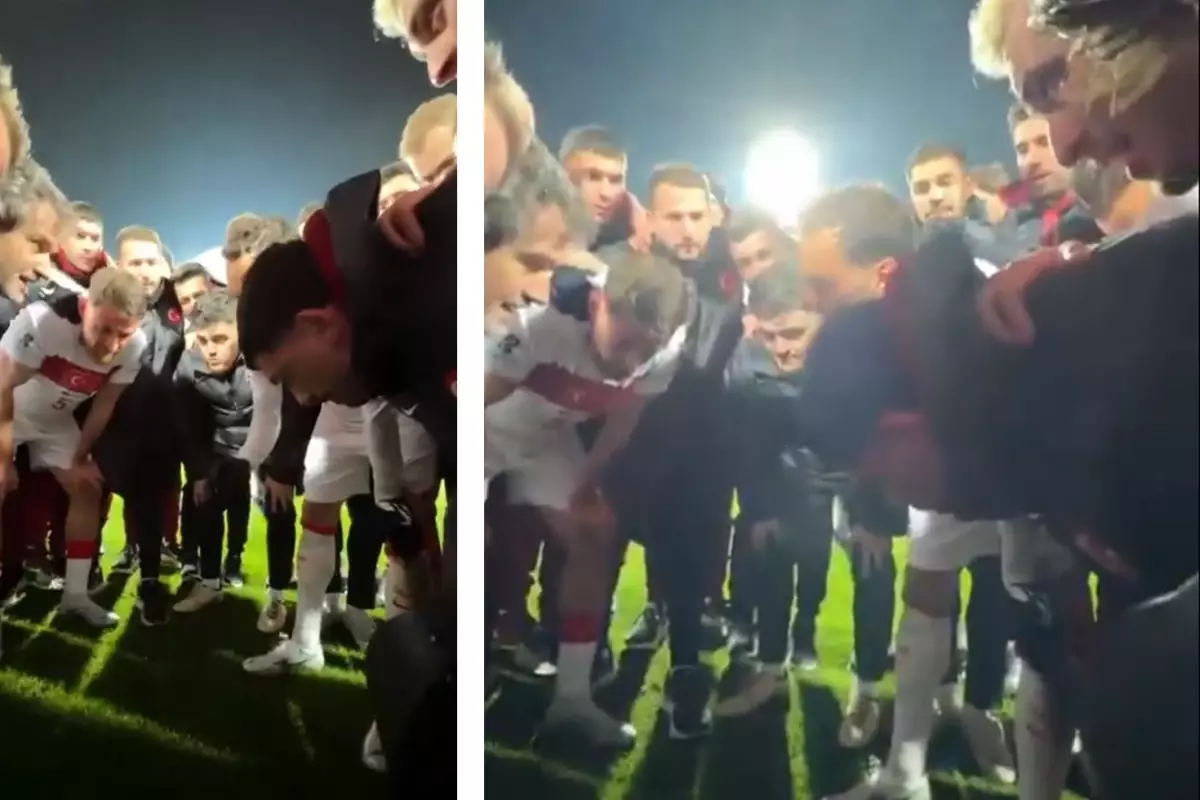 Hakan Çalhanoğlu\'ndan maç sonunda tarihi konuşma