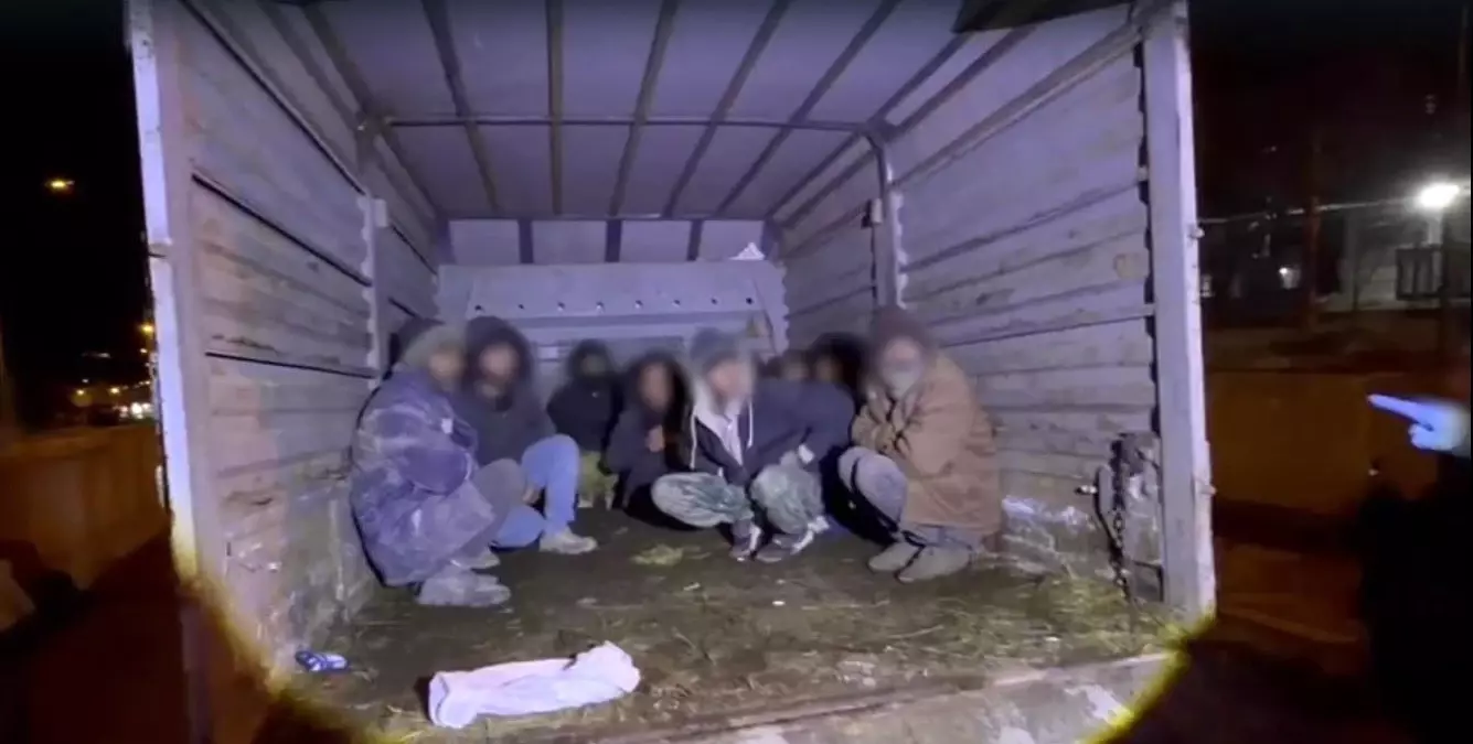 Kars\'ta Düzensiz Göçmen Operasyonu