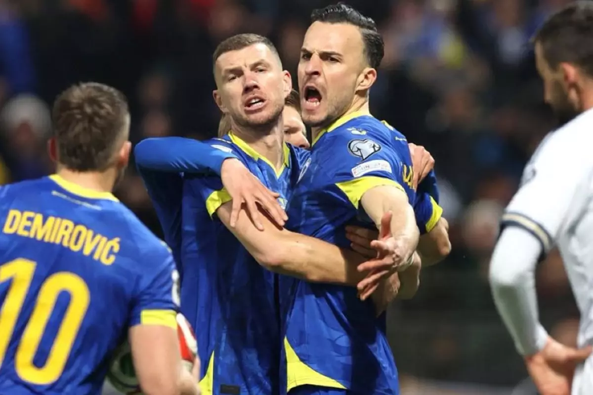 Penaltılarda muhteşem zafer! Edin Dzeko Dünya Kupası\'na, İtalya ise evine gitti