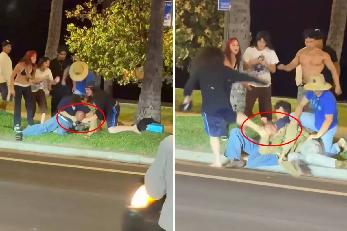 Trump\'ın polisini bayıltana kadar dövdüler