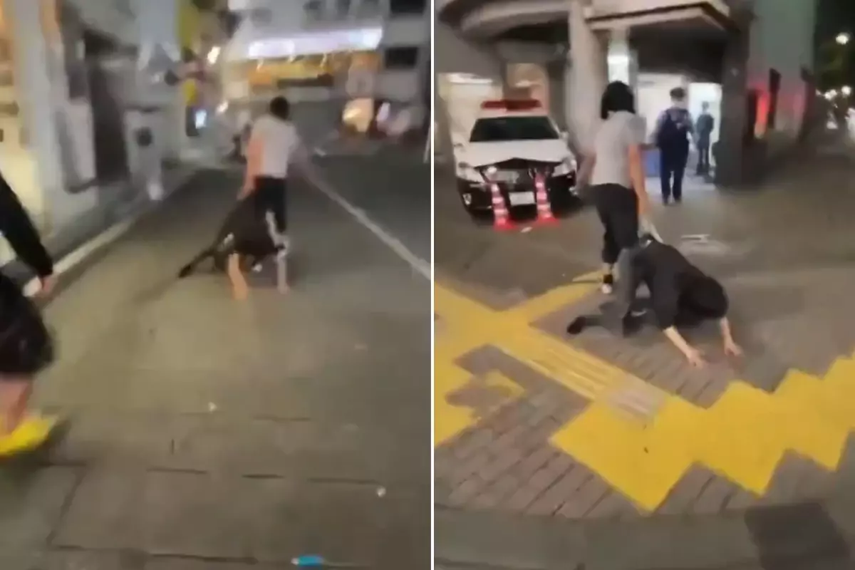 Uygunsuz durumda yakaladığı eşini sokakta sürükleyerek polis karakoluna götürdü