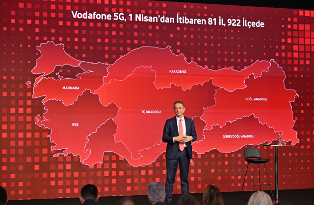 Vodafone'dan Altyapıya 5 Yılda 100 Milyar TL’yi Aşkın 5G Yatırımı: Vodafone, 1 Nisan'da 81 İl ve 922 İlçede 5G Sinyalini Aynı Anda Verecek