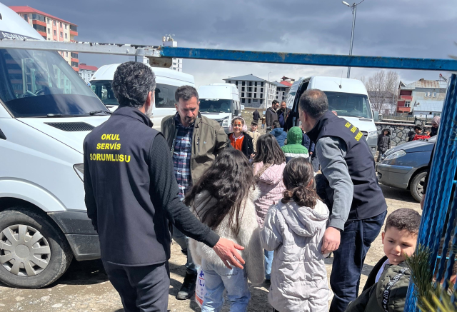 Ağrı’da okul servislerinde güvenlik için yeni dönem başladı